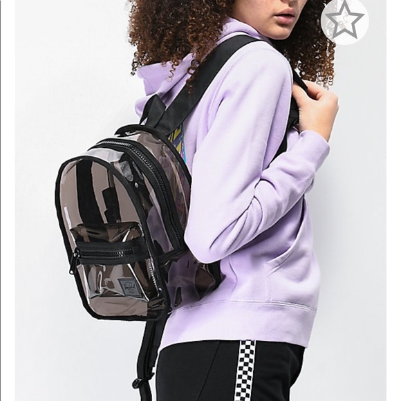 clear herschel backpack